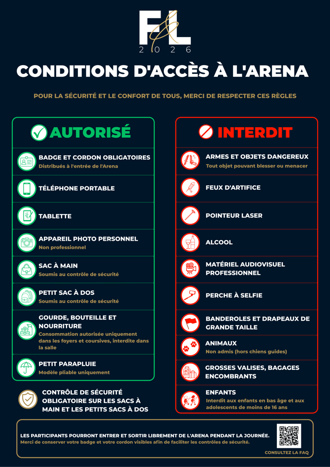 FL26 AFFICHE CONDITIONS D ́ACCES